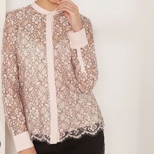 J. Crew Lace Blouse